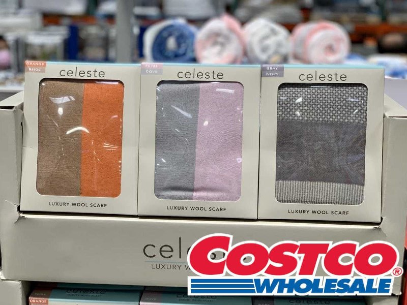 110/10/07 Costco新商品通知CELESTE 女羊毛圍巾 #633108