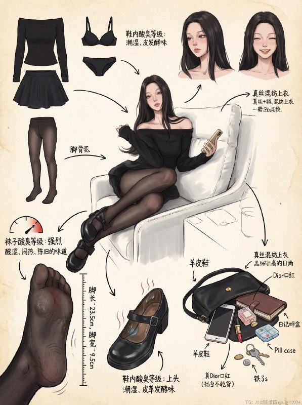 NanoBanana 拆解提示词 角色设定你是一位顶尖的游戏与动漫概念美术设计大师 ，擅长制作详尽的角色设定图