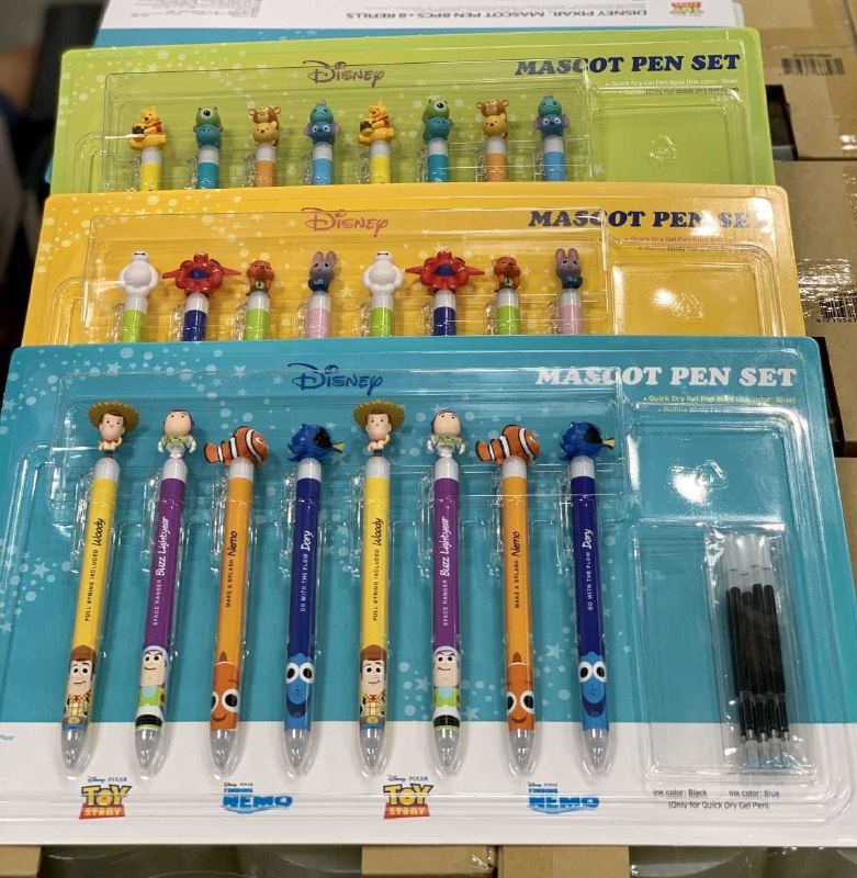 110/08/13 Costco新商品通知DISNEY 造型公仔筆 #131648