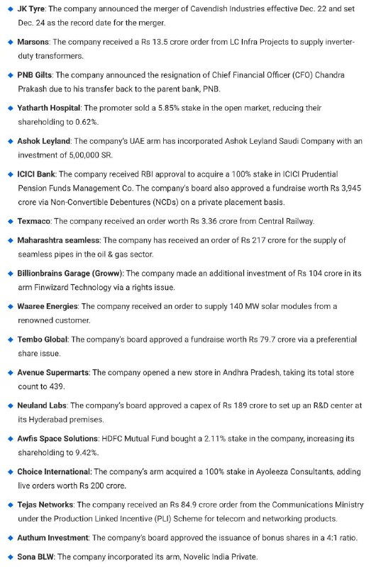 STOCKS TO WATCHSTOCKS TO WATCH