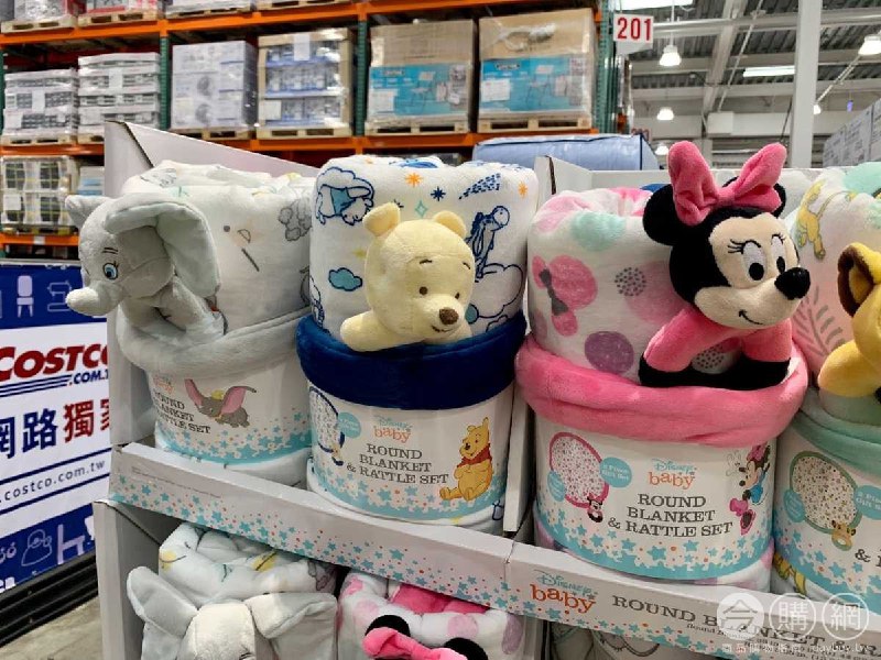 #Costco好市多12月新品通知DISNEY 幼兒毯安撫手搖鈴兩件組 #128962
