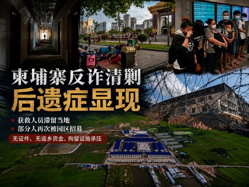 东南亚华人大事件：柬埔寨诈骗园区清剿后出现二次招募 部分逃离者滞留后再次被拉入园区 6配图