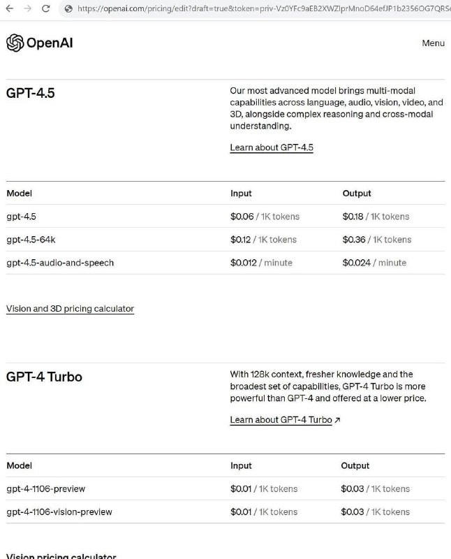 OpenAI GPT4.5 泄露...跨语言、音频、视觉、视频和 3D 的多模态功能，以及复杂的推理和跨模态理解