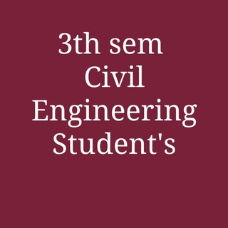 3rd Sem Civil Engineering Student's Telegram Group Link