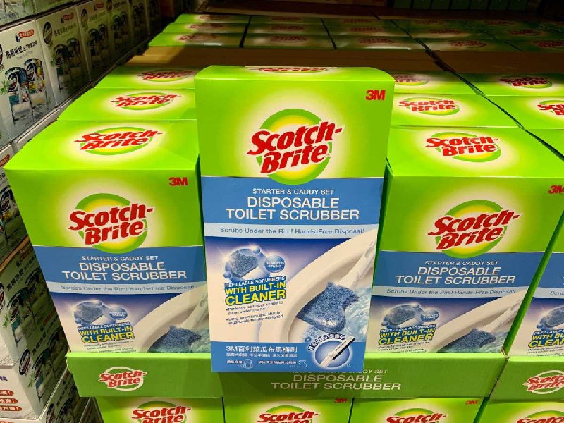 #Costco好市多04月新品通知3M 百利菜瓜布馬桶刷組 #131115
