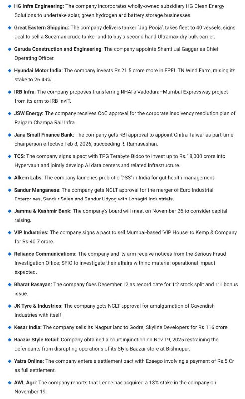 STOCKS TO WATCH