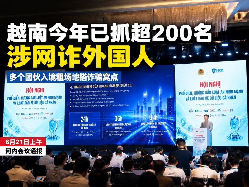 东南亚华人大事件：越南今年已抓超200名涉网诈外国人 多个团伙入境租场地搭诈骗窝点 8配图