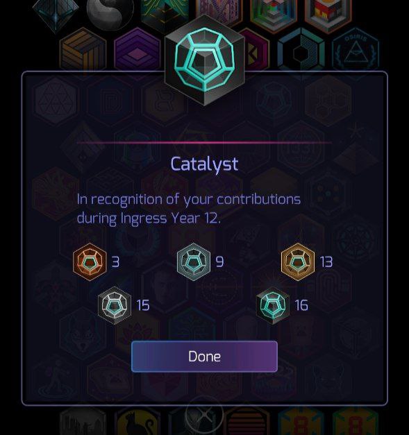 #Ingress 一年又一年，12 週年牌 Catalyst 已派發，本質上還是一款手遊的它能撐這麼久實在不容易