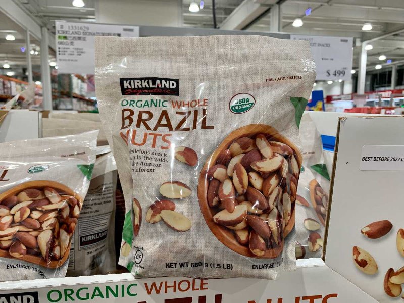 #Costco好市多06月新品通知KIRKLAND SIGNATURE 科克蘭有機巴西栗豆 #1331629天然超級食物，含有多種對人體健康有益的微量元素
