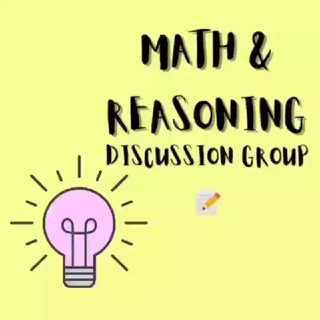 Math & Reasoning Discussion Group 📚 Telegram Group Link
