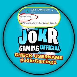 ıllıllı Jokr Gaming Official ıllıllı Telegram Group Link