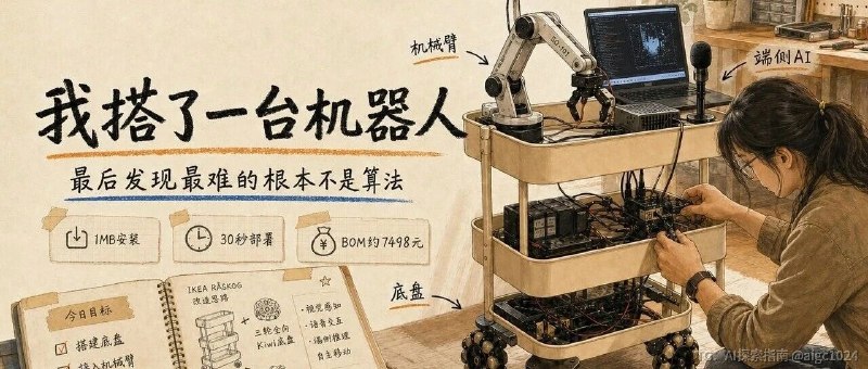 HomeBot拆解：从搭起来，到真正看懂一台机器人