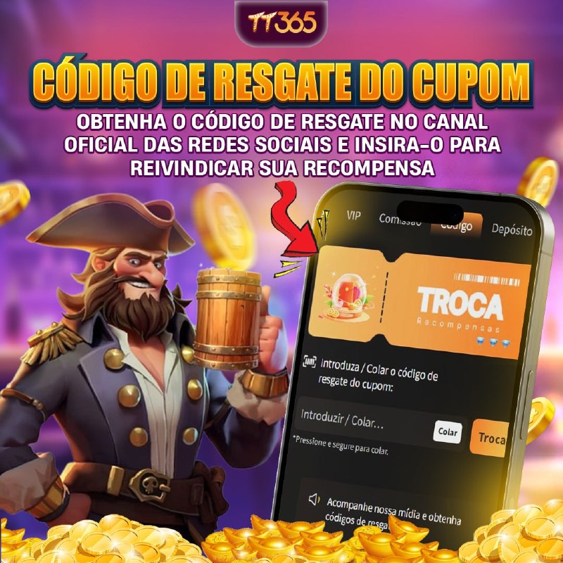 Canal oficial TT365 código de resgate