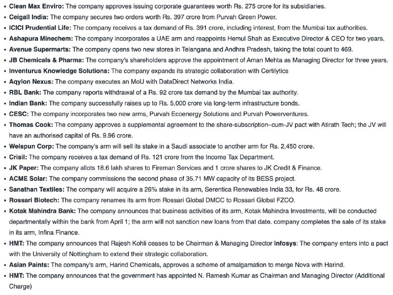 STOCKS TO WATCHSTOCKS TO WATCH
