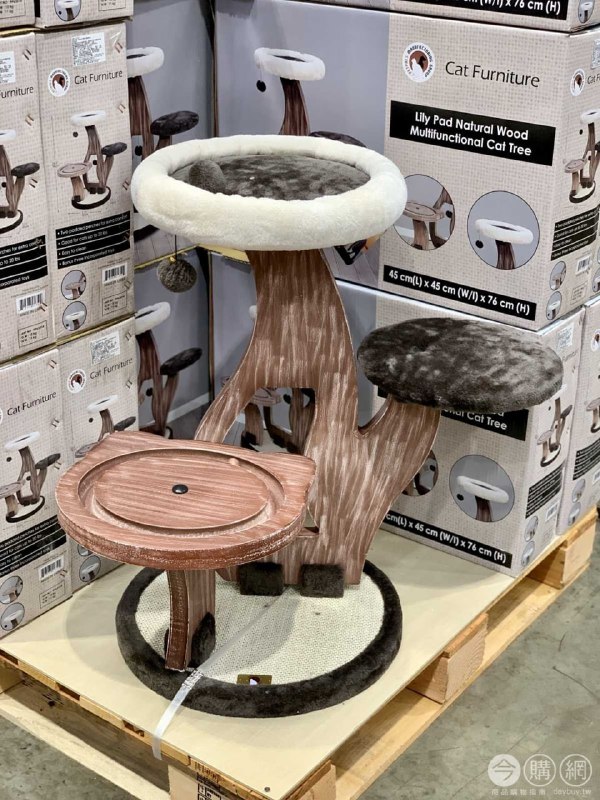 110/10/14 Costco新商品通知PETPALS 遊憩木質貓跳台 #133675新商品情報連結 