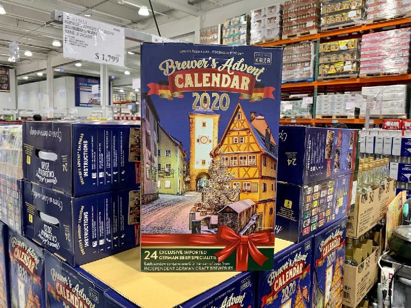 #Costco好市多10月新品通知#未成年請勿飲酒BREWER'S ADVENT CALENDAR 2020德國綜合啤酒組 #612833