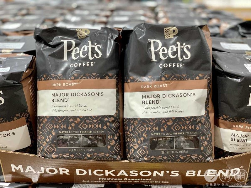Costco新上架的PEET'S MAJOR DICKASON'S 咖啡豆，創立於1966年的連鎖品牌，已經有人買回家嚐過了嗎~新商品情報連結 