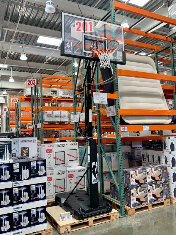 #Costco好市多01月新品通知SPALDING 斯伯丁54吋調整式籃球架 #1330892