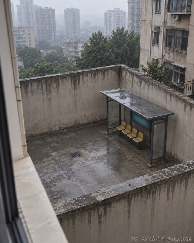 这组老式怪核风格的图片，感觉怎么样？提示词：【主】{{在这里填写主}}【生成任务】根据主，自行选择一个具体的日常场所和设施，生成一张具有怪核、荒诞与压抑感的写实照片