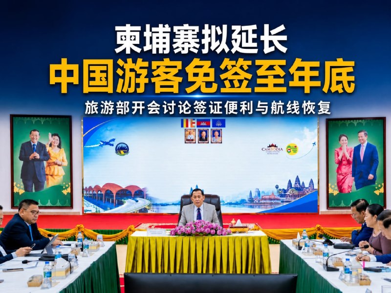 东南亚华人大事件：柬埔寨拟将中国游客免签延长至年底 中国游客赴柬免签 可能要从原定的1配图