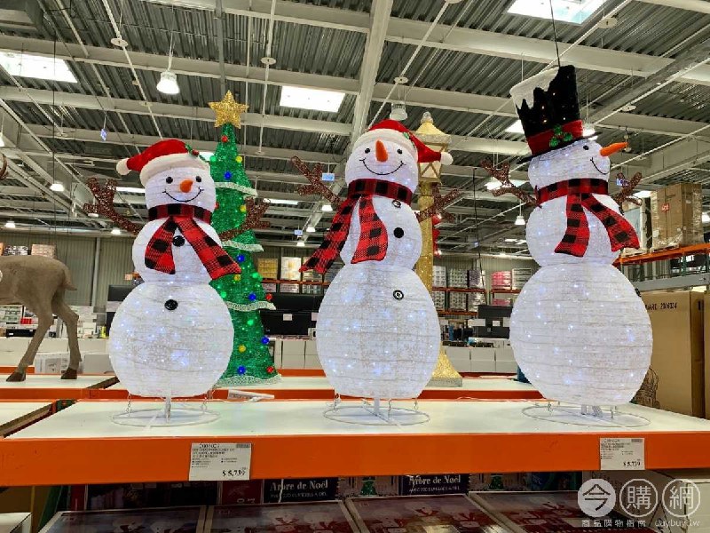 #Costco好市多10月新品通知LED聖誕雪人家庭裝飾燈 #2006029