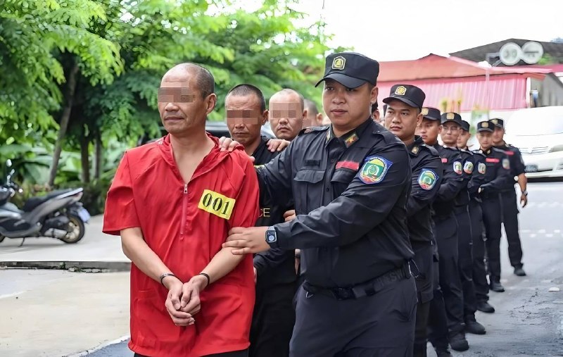 东南亚华人大事件：缅甸第四特区勐拉警方向中方移交35名涉诈嫌疑人 据勐拉警方对外通报 配图