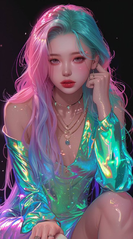 🧪来点Niji6的提示词吧，复刻一下我之前在Niji5发过的一套风格，非常符合东亚的审美的美少女