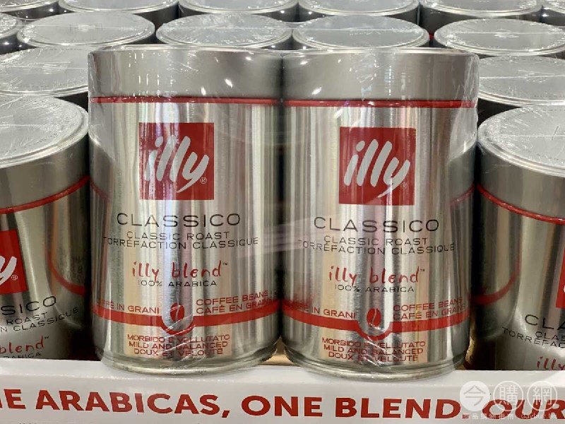 Costco目擊新品ILLY 中焙咖啡豆，產地義大利，帶有巧克力、焦糖與烘烤香氣，以及些微花香，果酸中與苦韻相互平衡