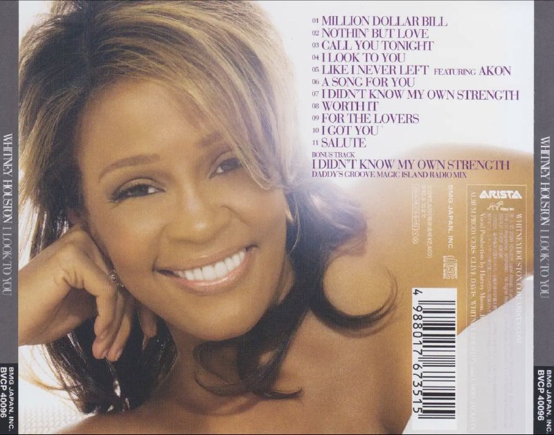 🖼名称：WhitneyHouston-2009年专辑-ILookToYou（Japan）Flac