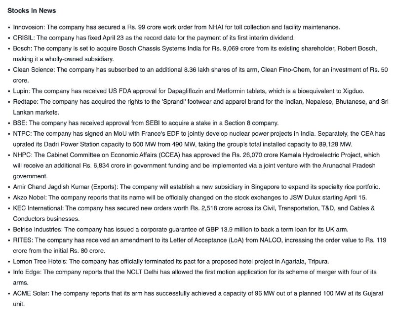 STOCKS IN NEWSSTOCKS IN NEWS