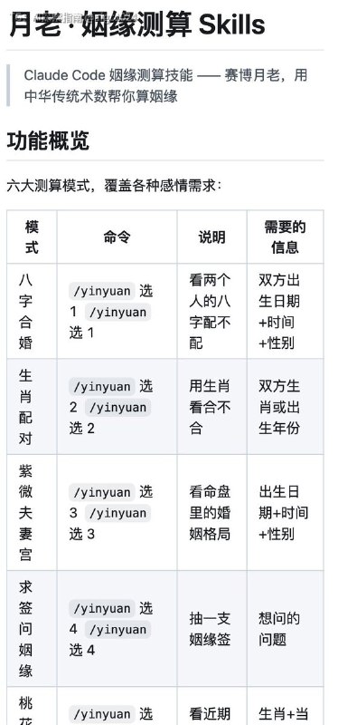 好家伙，AI 连玄学都开始 Skill 化了