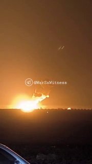 פיצוץ במחסן תחמושת באזור הכפרי של אידליב, סוריה החופשית.
