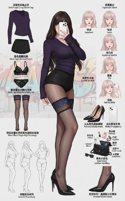 这画风，这身材，这腿，好绝！      ####@aigc1024