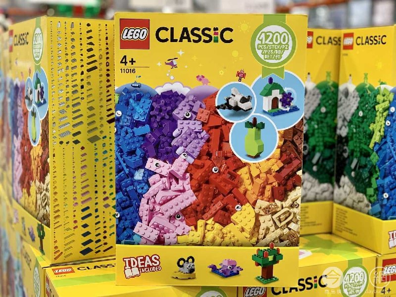Costco上架新款的 LEGO樂高經典積木(1200塊)，有限量，很適合當聖誕禮物和送禮