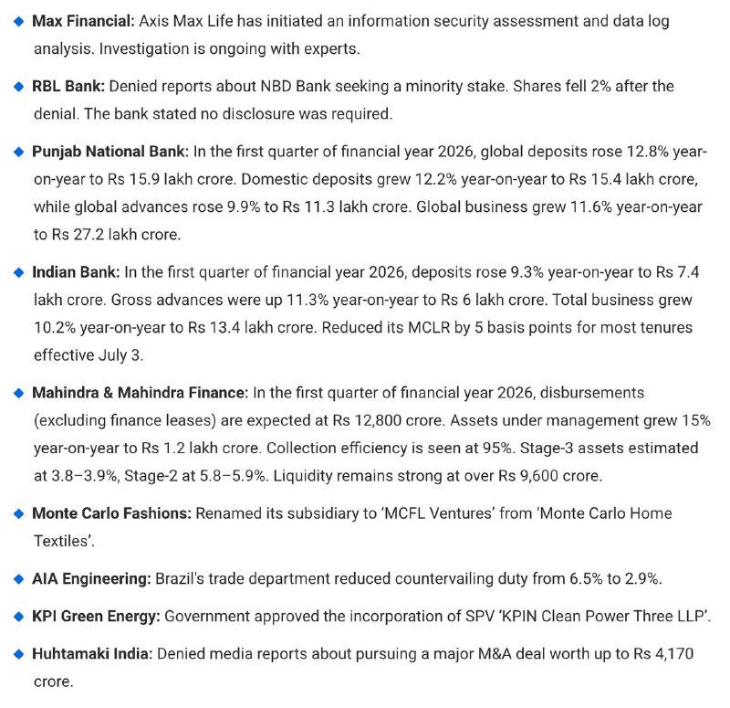 STOCKS TO WATCHSTOCKS TO WATCH