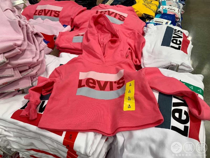 #Costco好市多12月新品通知LEVI'S 女童連帽長袖上衣 #129379