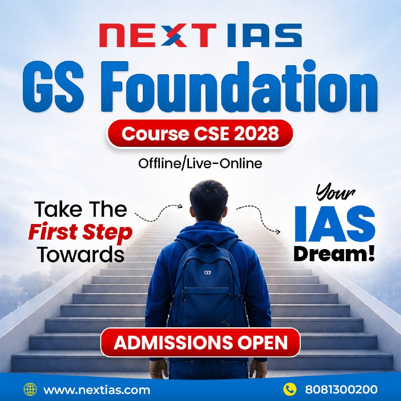 Image from a post by NEXT IAS (Official)