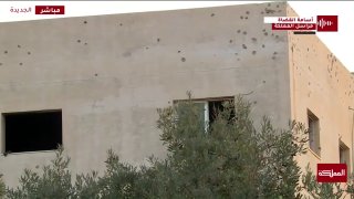 רגע הפיגוע בכנסייה בעיר קרק שבירדן.