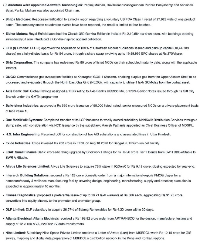 STOCKS IN NEWSSTOCKS IN NEWS