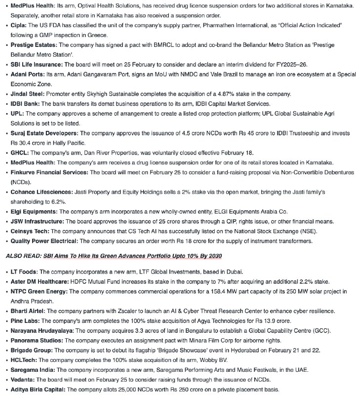 STOCKS TO WATCHSTOCKS TO WATCH