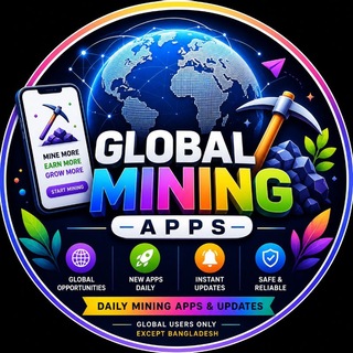 Global Mining Apps Telegram Channel logo