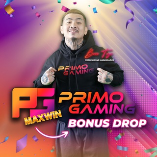 Telegram profile photo for PRIMO GAMING MAXWIN WEEKLY BONUS DROP