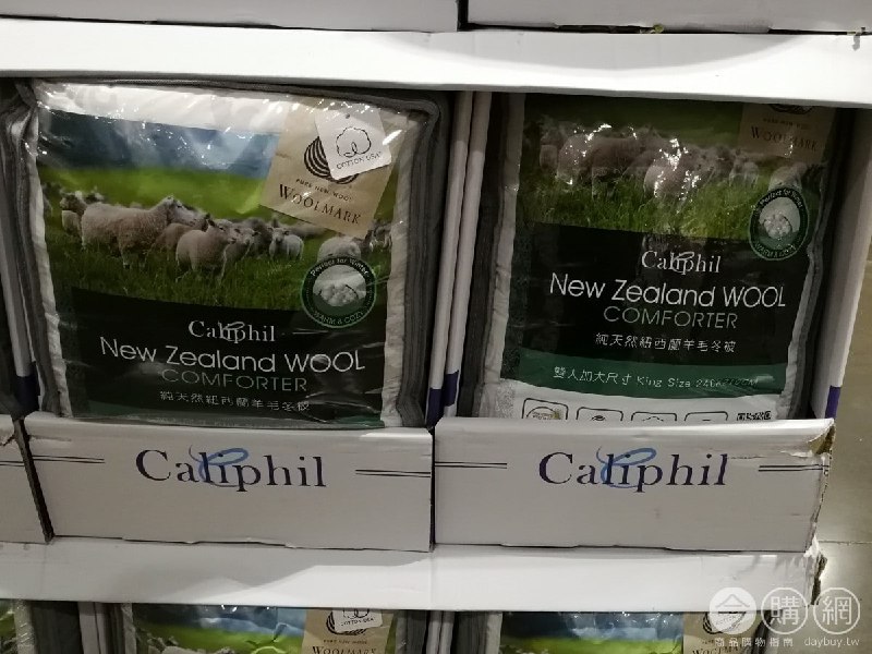 Costco折價通知11/22前 折價435元CALIPHIL 雙人加大紐西蘭羊毛被 #119845 #1篇FB社團開箱