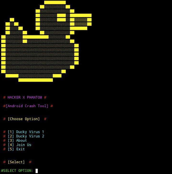 HXP-Ducky是一个基于bash的脚本，专为termux用户设计，通过这个工具，你可以只通过发送链接就可以传播Android病毒