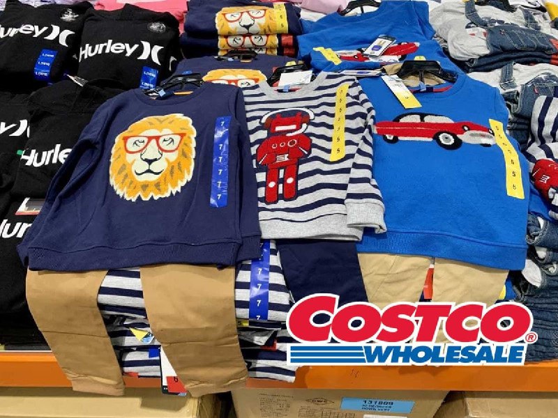 Costco新目擊的兒童上衣+長褲，尺寸5~8歲可穿，做工很不錯，價格也很超值👍新商品情報連結 