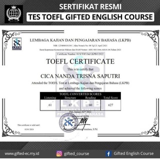 HAPPY TOEFL TEST ONLINE GRATIS