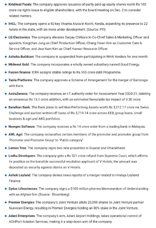STOCKS TO WATCHSTOCKS TO WATCH