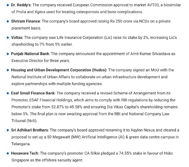 STOCKS TO WATCHSTOCKS TO WATCH