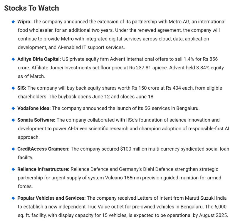 STOCKS TO WATCHSTOCKS TO WATCH