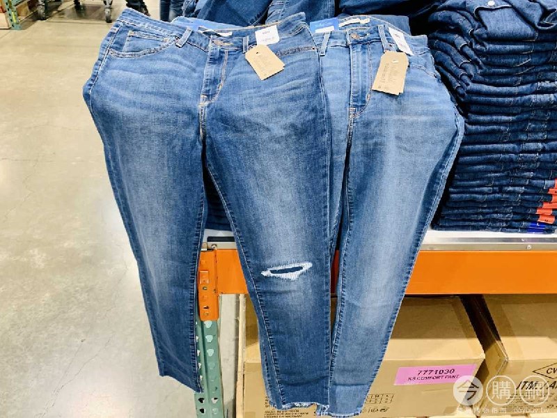 Costco新上架，LEVI'S女涼感牛仔褲，刷色好看，窄版修身，亞洲尺寸27~32都有